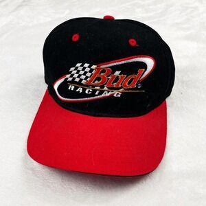 Vintage 90s Y2K Nascar Bud‎ Racing Budweiser Hat